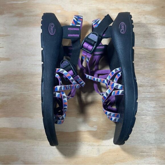 Chaco Purple Strappy Sandals Women’s Size 9 - Picture 3 of 8